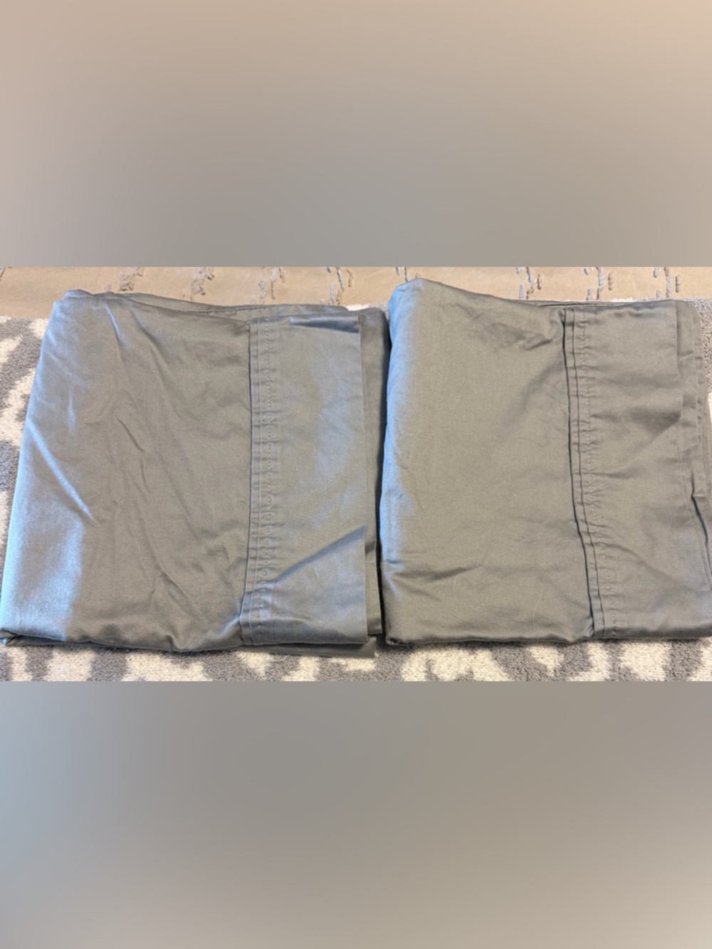 Threshold Solid Gray Pillowcase Pair